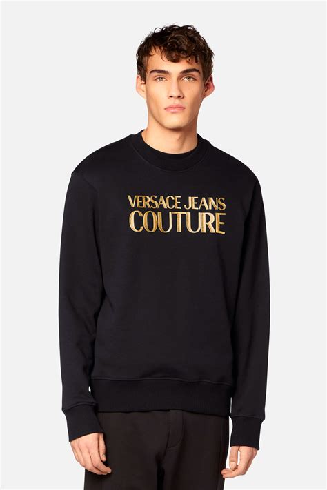 sudadera versace negra y dorada